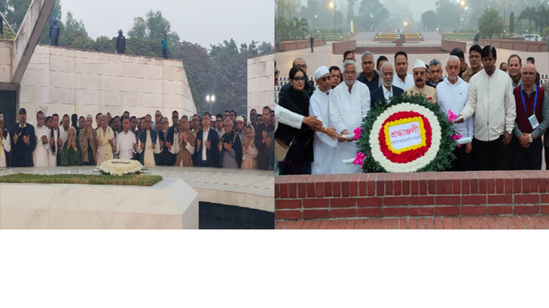 শহীদ জিয়ার কবর ও স্মৃতিসৌধে শ্রদ্ধা জানালেন তারেক রহমান, জুম