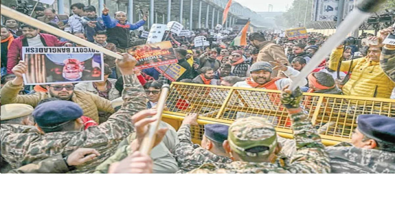 ভারতের আসামে বাংলাদেশ মিশন ঘিরে বিক্ষোভ, নিরাপত্তা কারণে ভিস