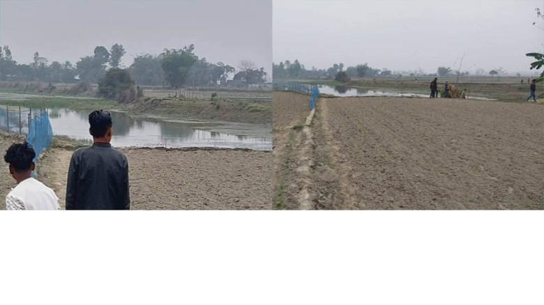 ধরলা নদী তীরে বিএসএফ'র রাস্তা সংস্কারের বিষয়টি  গুজব