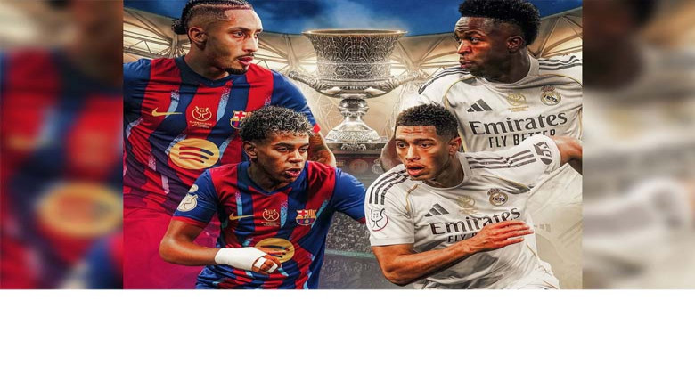 সুপার কাপ ফাইনালে আজ এল ক্লাসিকো, শিরোপার লড়াইয়ে বার্সা–রিয়া