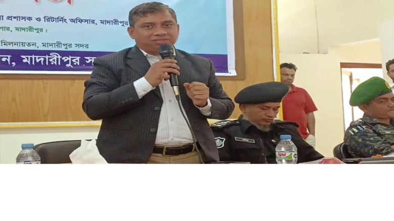 নির্বাচনে সহিংসতা ঠেকাতে কঠোর অবস্থান: মাদারীপুর ডিসির স্পষ্