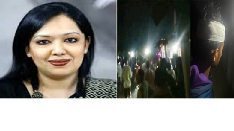 রুমিন ফারহানার উঠান বৈঠকে ধাক্কা লাগাকে কেন্দ্র করে সংঘর্ষ, 