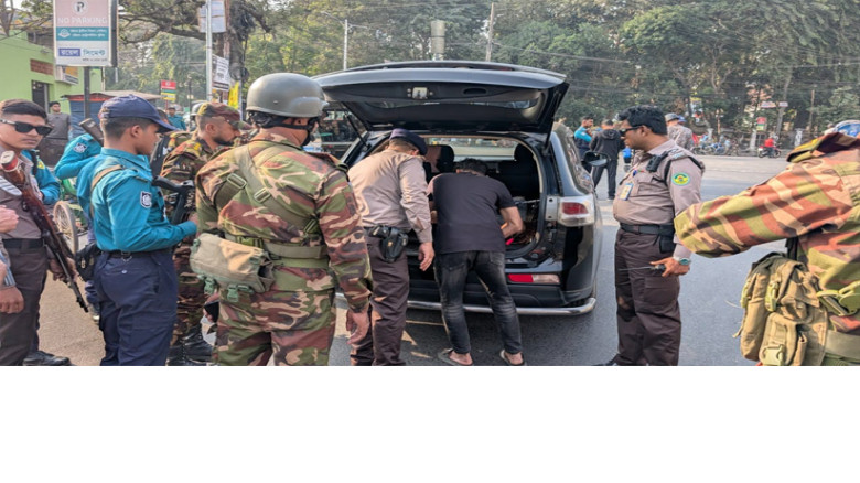 ত্রয়োদশ জাতীয় নির্বাচন সামনে রেখে চট্টগ্রামে যৌথবাহিনীর তল্ল