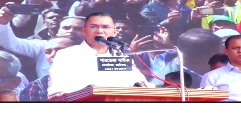 নির্বাচনে জয় পেলে সিলেটে খাল খনন শুরু হবে: তারেক রহমান