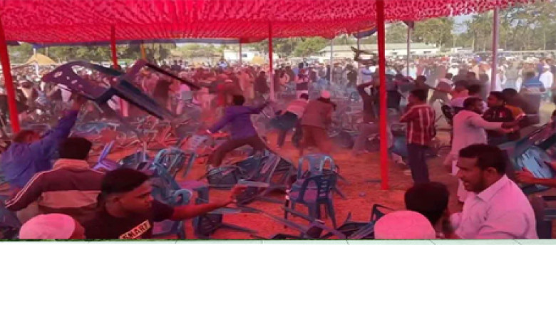 নির্বাচনী ইশতেহার পাঠের আগেই শেরপুরে রাজনৈতিক সহিংসতা, বিএনপ