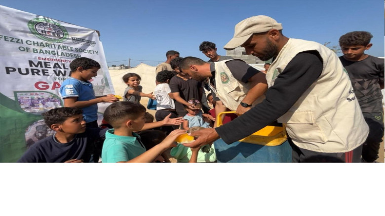 যুদ্ধ ও দুর্যোগে বিপর্যস্ত মানুষের পাশে হাফেজ্জী চ্যারিটেবল