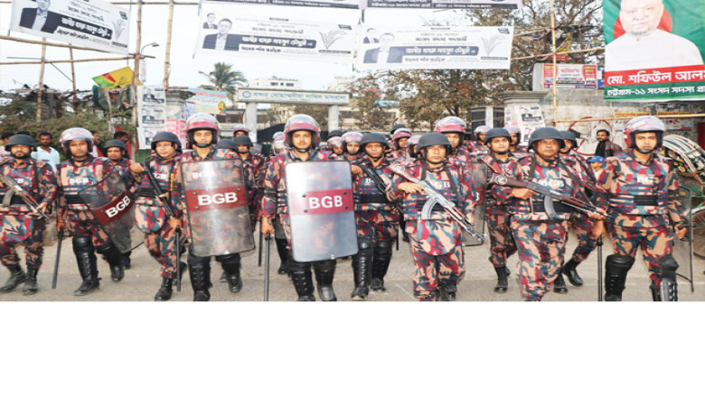 ত্রয়োদশ জাতীয় নির্বাচন: চট্টগ্রামে ৭১ প্লাটুন বিজিবি মোতায়েন