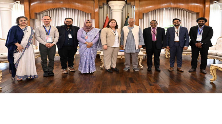 প্রধান উপদেষ্টার সঙ্গে আনফ্রেল-এর নির্বাচন পর্যবেক্ষক দলের স