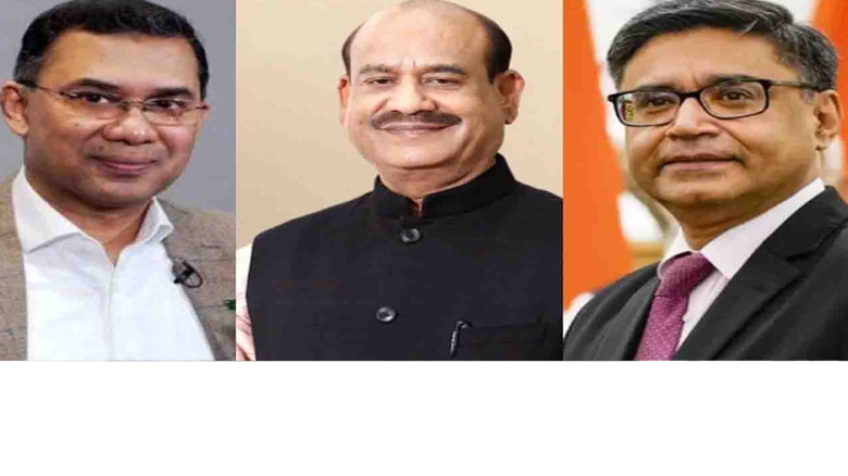 নতুন সরকারের শপথে ভারতের স্পিকার ও পররাষ্ট্র সচিবের উপস্থিতি