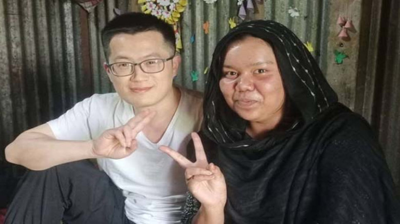 চীনা নাগরিক বাংলাদেশে এসে বিয়ে করলেন স্থানীয় তরুণীর সঙ্গে