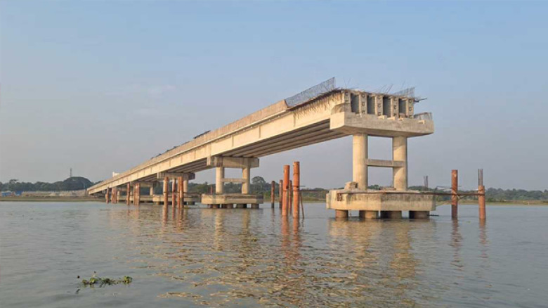 সেতু নির্মাণের ৮ বছরেও কাজ শেষ হয়নি, ব্যয় বেড়েছে ৭১ কোটি টাক