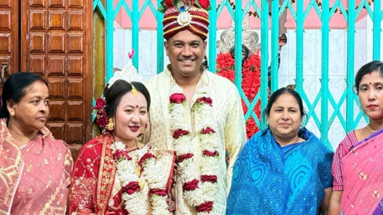 ফিলিপাইন থেকে প্রেমের টানে ফেনী, জেনি ও সুজনের বিয়ে