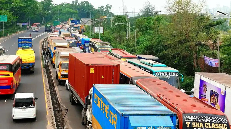 ঈদযাত্রায় উত্তরের মহাসড়কে ৪ স্পটে তীব্র যানজটের শঙ্কা