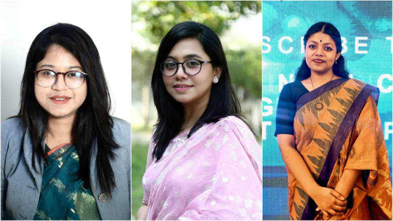 ‘জাতীয় নারী শক্তি’র নেতৃত্বে মনিরা শারমিন, মিতু ও নুসরাত