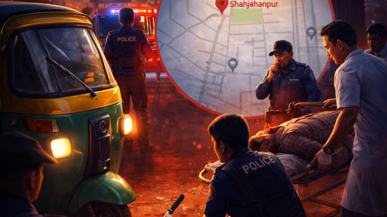 শাহজাহানপুরে পূর্ব শত্রুতার জেরে অটোরিকশা মালিককে কুপিয়ে হত্