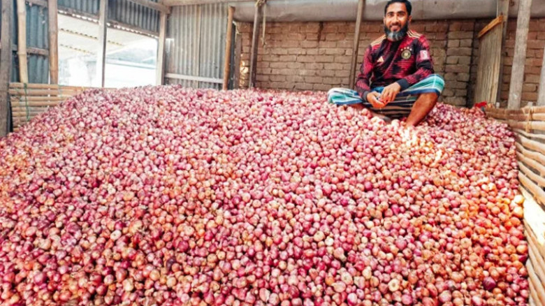 বাম্পার ফলনেও লোকসানের আশঙ্কা পেঁয়াজ চাষিদের