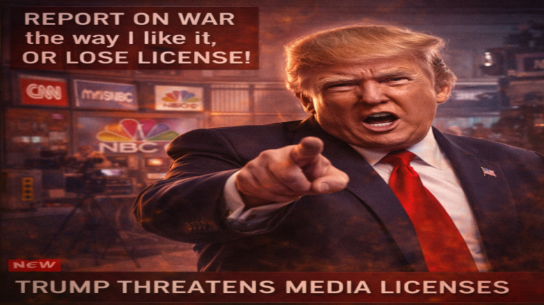 যুদ্ধ কভারেজ পছন্দ না হলে লাইসেন্স বাতিলের হুমকি