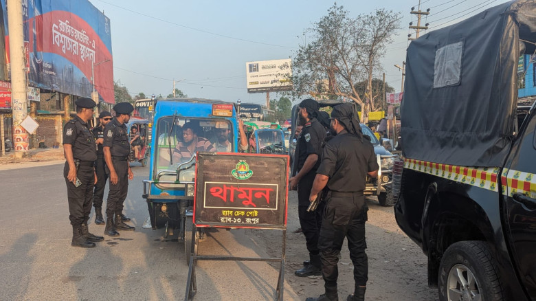 উত্তরাঞ্চলমুখী যাত্রীদের নিরাপত্তায় রংপুরে কঠোর নজরদারি