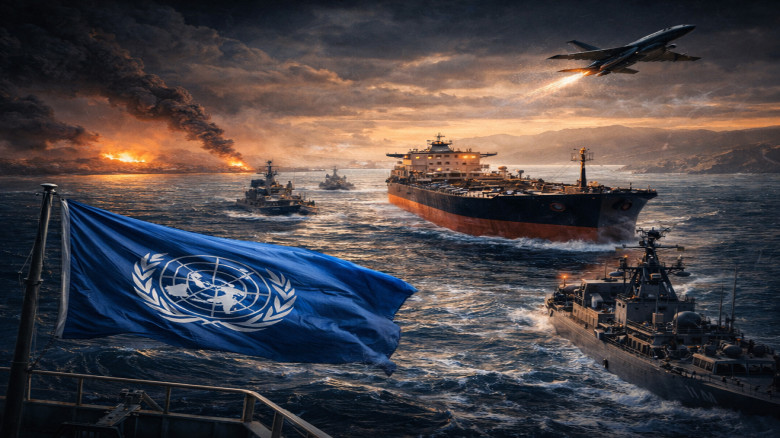 হরমুজ প্রণালিতে বাণিজ্য রক্ষায় উদ্যোগ, টাস্কফোর্স গড়ছে জাতিস