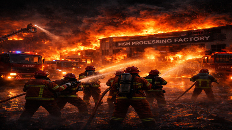 চট্টগ্রামে মাছ প্রক্রিয়াজাত কারখানায় আগুন, নিয়ন্ত্রণে ৮ ইউনি