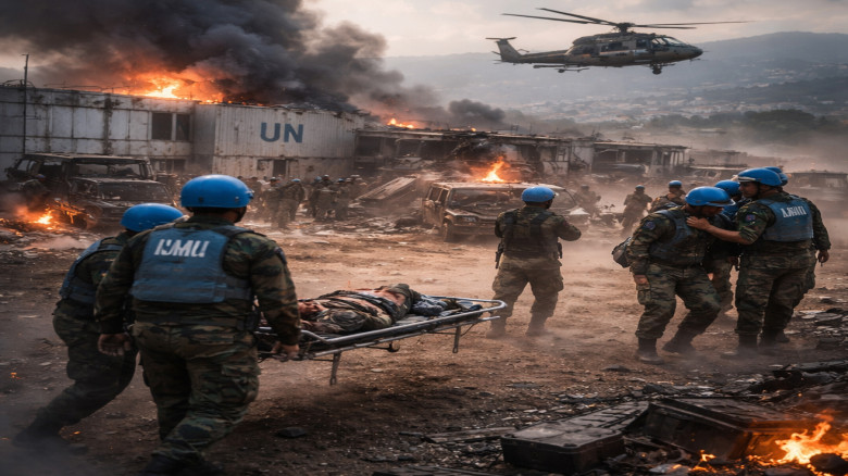 দক্ষিণ লেবাননে জাতিসংঘ শান্তিরক্ষী ঘাঁটিতে গোলাবর্ষণ