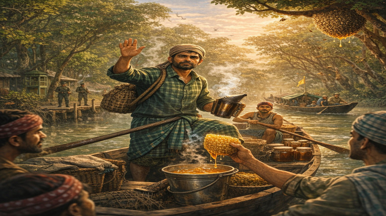 সুন্দরবনে শুরু হচ্ছে মধু সংগ্রহ, প্রস্তুত মৌয়ালরা