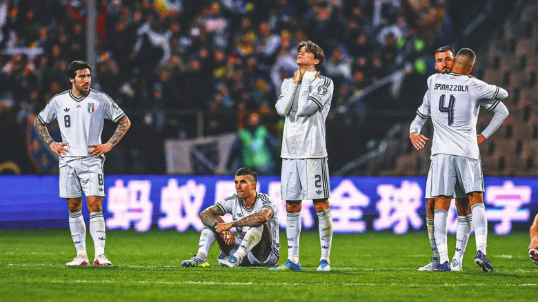 বসনিয়ার কাছে হেরে টানা তৃতীয়বার বিশ্বকাপ মিস ইতালির