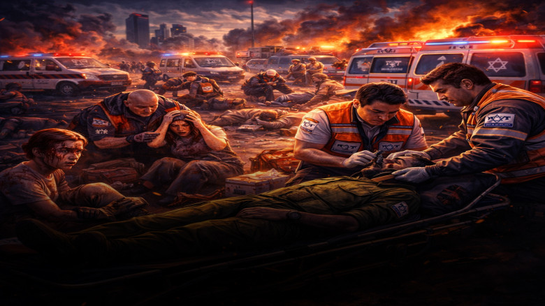 যুদ্ধের প্রভাবে ইসরায়েলে আহত ৬ হাজারের বেশি