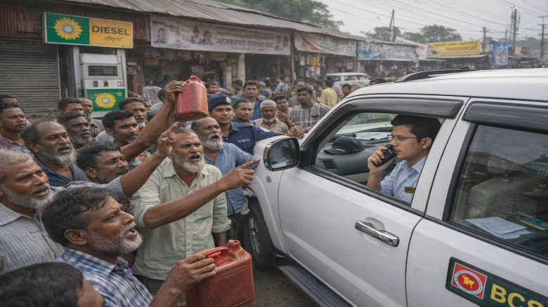 তেল সংকটে কৃষক, ম্যাজিস্ট্রেটের বিরুদ্ধে অভিযোগ