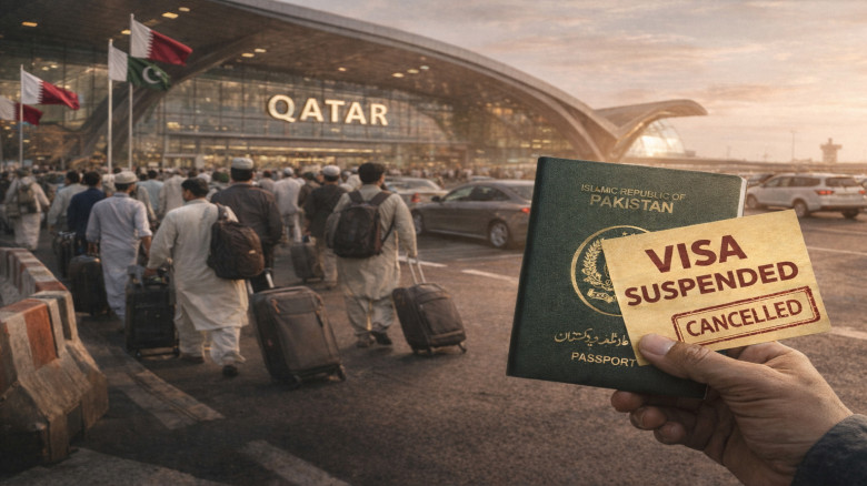 সংঘাতের প্রভাব, পাকিস্তানিদের ভিসা সুবিধা বন্ধ কাতারে