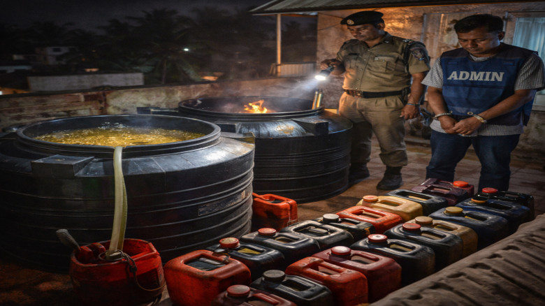 সুবর্ণচরে পানির ট্যাংকিতে ৭৫০ লিটার ডিজেল মজুত, অভিযান চালিয়