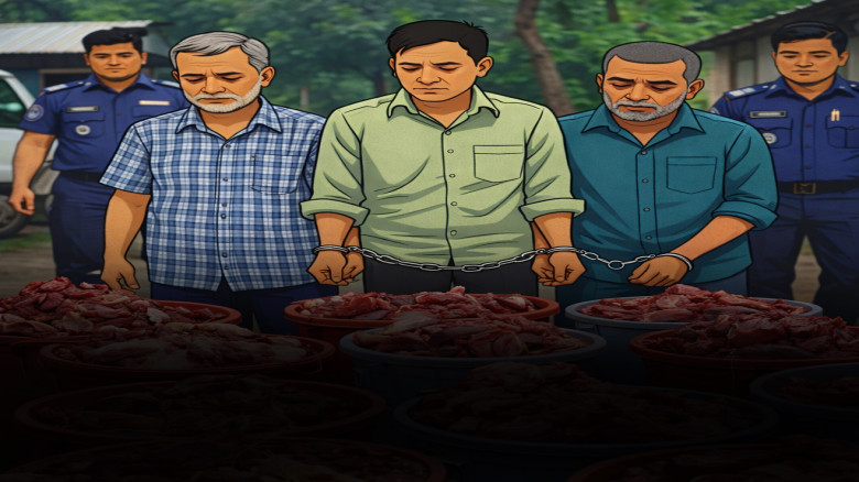 ঘোড়ার মাংস বিক্রির চেষ্টা, নবাবগঞ্জে তিনজনের কারাদণ্ড