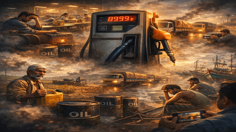 তেলের সংকটে বিপাকে অর্থনীতি, বাড়ছে উৎপাদন খরচ