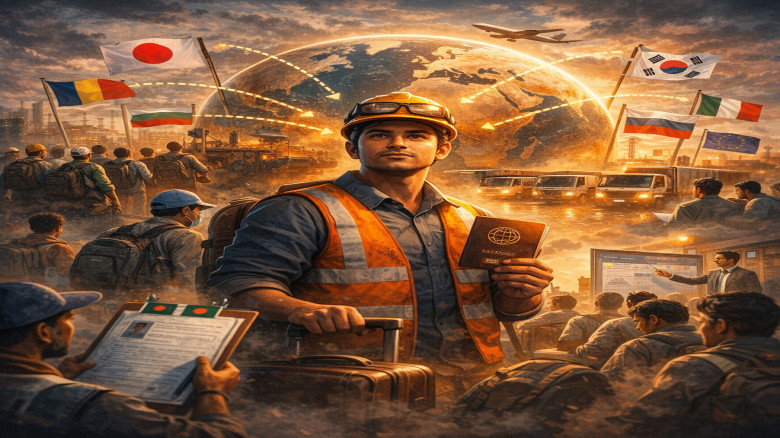 মধ্যপ্রাচ্য নির্ভরতা কমাতে বিকল্প শ্রমবাজারের তাগিদ