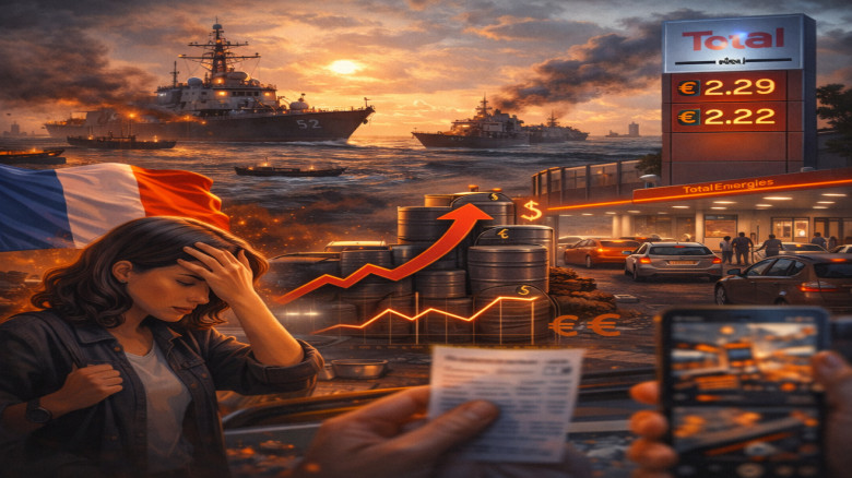 হরমুজ সংকটে ফ্রান্সে জ্বালানির দামে আগুন