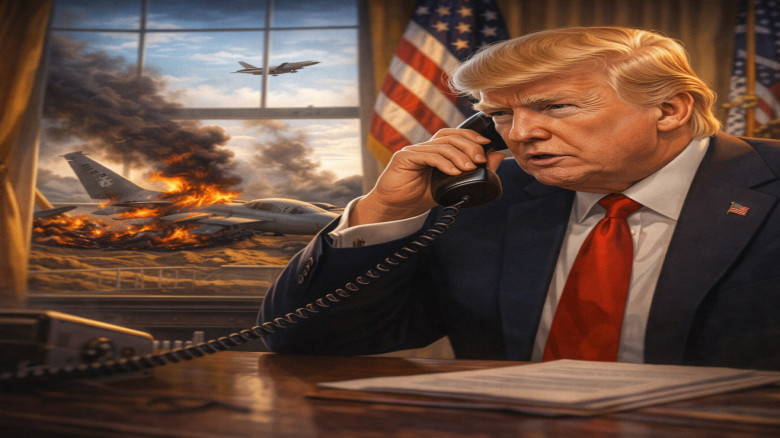 ইরানে যুদ্ধবিমান বিধ্বস্ত, কী বললেন ডোনাল্ড ট্রাম্প?