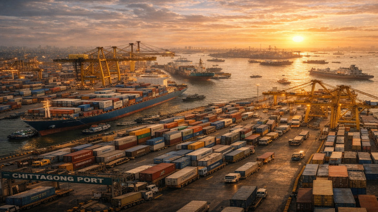 যুদ্ধের মাঝেও আমদানি-রফতানিতে শক্ত অবস্থানে চট্টগ্রাম বন্দর