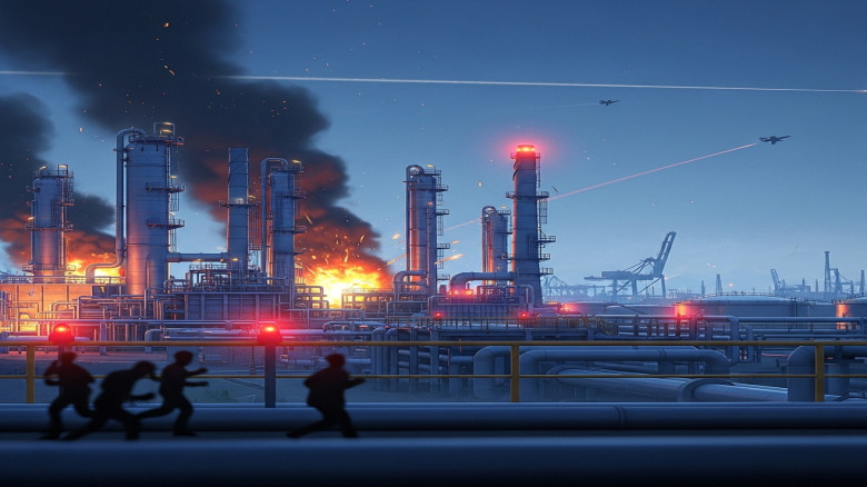 খুজেস্তানে একাধিক বিস্ফোরণ, পেট্রোকেমিক্যাল প্ল্যান্টে হামলা