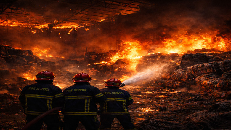 ফতুল্লায় জুট গোডাউনে আগুন, ক্ষয়ক্ষতি ব্যাপক