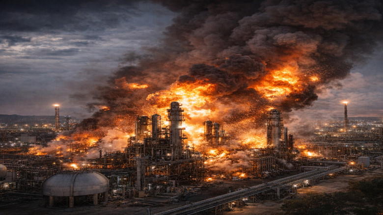 নেতানিয়াহুর দাবি: ইরানের বৃহত্তম পেট্রোকেমিক্যাল কারখানা ধ্ব