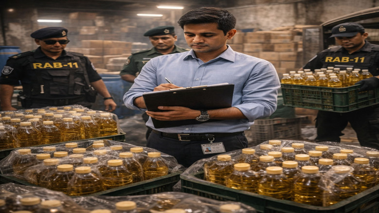 লাইসেন্সবিহীন তেল কারখানায় অভিযান, জরিমানা ২ লাখ