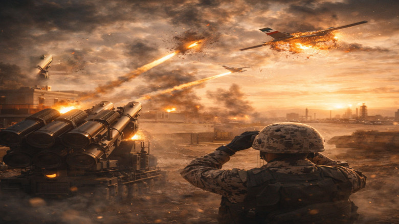 দুই সপ্তাহের যুদ্ধবিরতিতে ইরানের ড্রোন আক্রমণ কুয়েতে