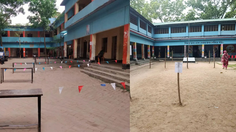 বগুড়া-৬ উপনির্বাচনে চলছে ভোটগ্রহণ, অনেক কেন্দ্রে ভোটার উপস্থ