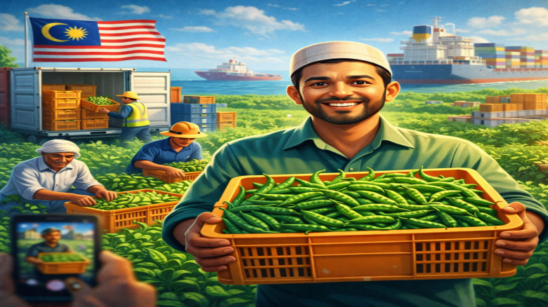 মালয়েশিয়ায় যাচ্ছে জামালপুরের মরিচ, কৃষক খুশি ভালো দামে