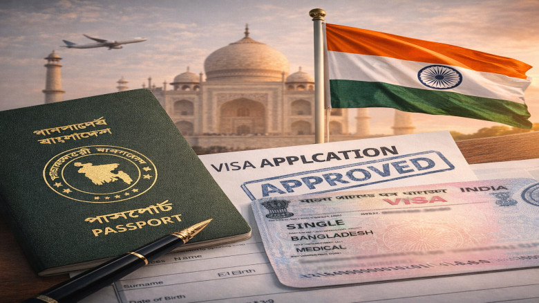 বাংলাদেশিদের জন্য চিকিৎসা ও ব্যবসায়িক ভিসা চালু করছে ভারত