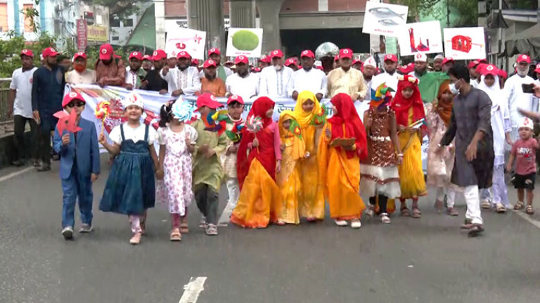 দেশীয় সংস্কৃতি রক্ষায় জামায়াতের বৈশাখী শোভাযাত্রা