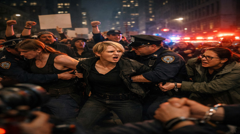 নিউ ইয়র্কে ইরান যুদ্ধবিরোধী বিক্ষোভে প্রায় ৯০ জন গ্রেপ্তার