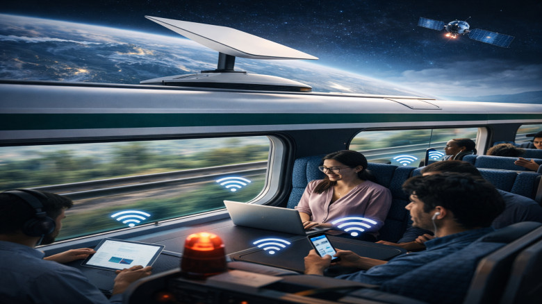 সব ট্রেনে বসছে স্টারলিংক ইন্টারনেট, যাত্রীদের জন্য বড় স্বস্ত