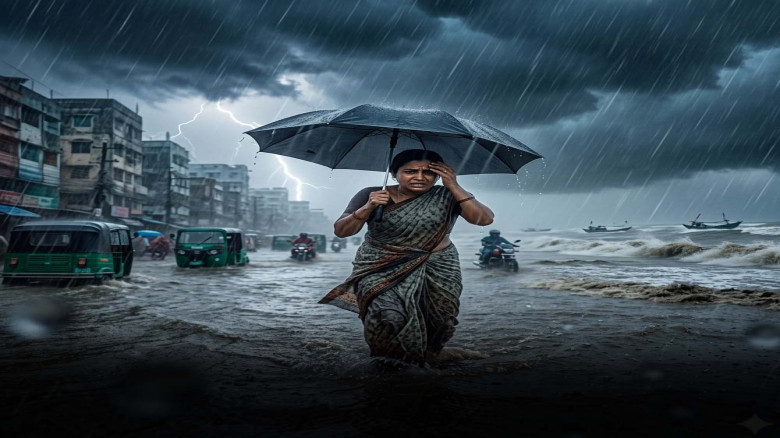 টানা ৪ দিন ভারী বর্ষণের সতর্কবার্তা, দেশজুড়ে ঝুঁকি