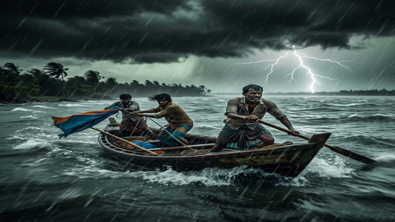 খুলনাসহ ৬ জেলায় ঝড়-বৃষ্টির পূর্বাভাস, ২ নম্বর সতর্কসংকেত